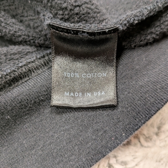 Dundas Revolve Hoodie Women's S Black Oversized Chromatic Logo Graphic Cotton  - Picture 6 of 6